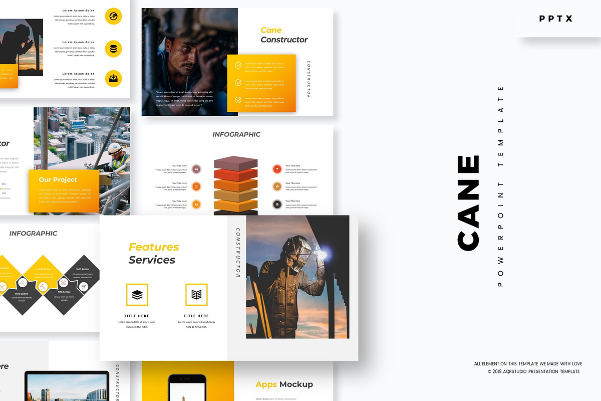 Cane - Powerpoint Template in PowerPoint Templates - product preview 8