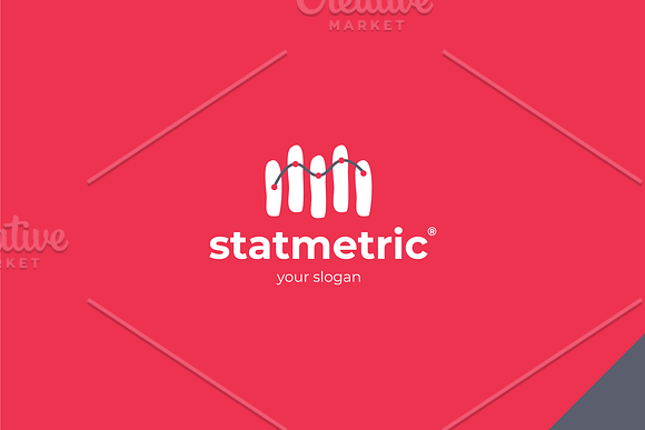 Statmetric - Logo Template in Logo Templates - product preview 1