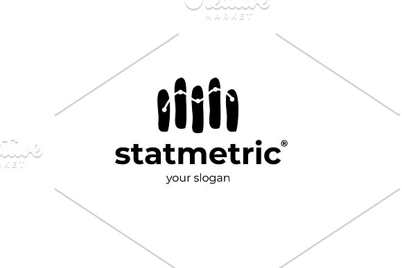 Statmetric - Logo Template in Logo Templates - product preview 3