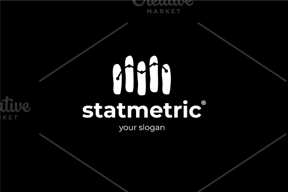 Statmetric - Logo Template in Logo Templates - product preview 4