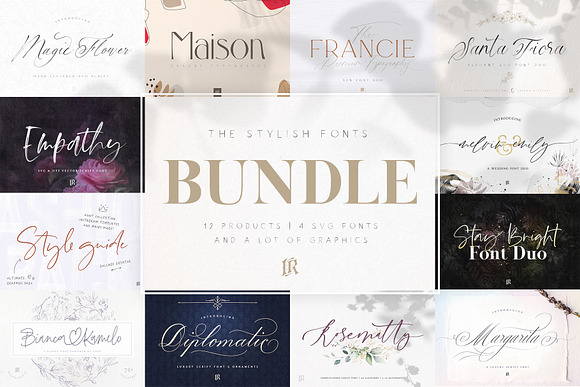 The Stylish Fonts Bundle in Script Fonts - product preview 57