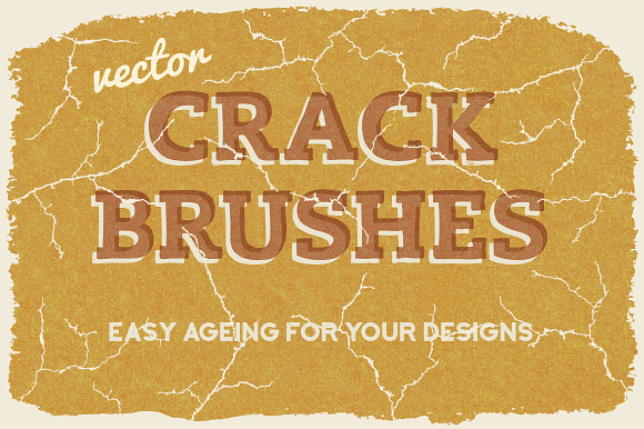 Vector Crack Brushes in Photoshop Brushes - product preview 1