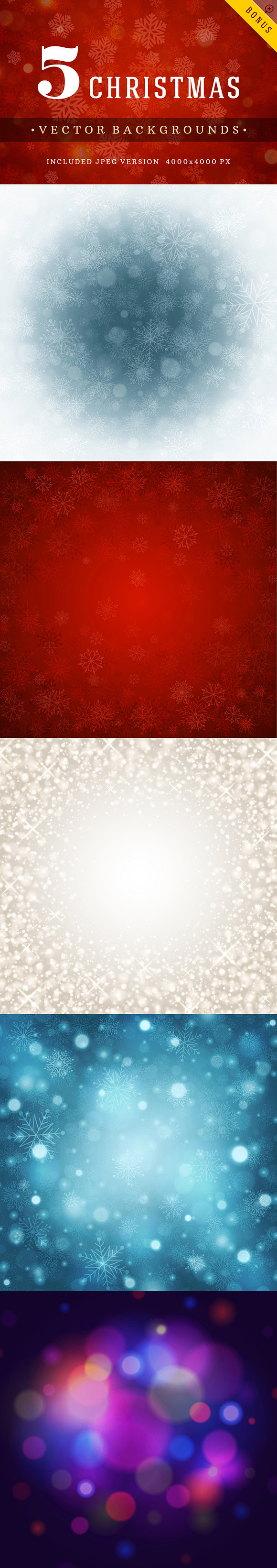 10 Christmas greeting cards + bonus in Postcard Templates - product preview 2