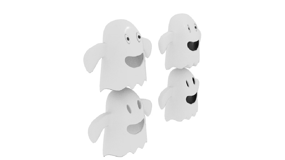 Cartoon Fabric Ghost in Fantasy - product preview 2