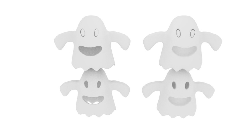 Cartoon Fabric Ghost in Fantasy - product preview 4