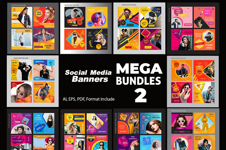 Social Media Banners Bundle in Social Media Templates - product preview 8