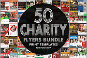 50-Charity Fundraisers Flyers Bundle