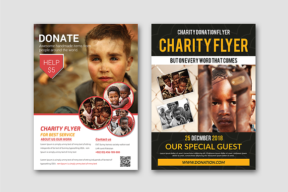 50-Charity Fundraisers Flyers Bundle in Flyer Templates - product preview 16