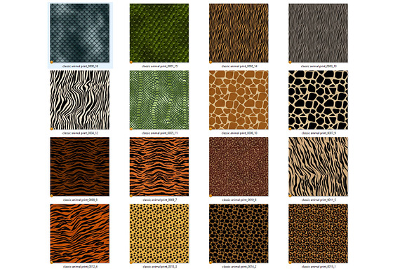 Classic Animal Print Digital Paper in Patterns - product preview 4