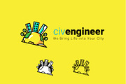 CIVIL ENGINEER -Mascot & Esport Logo