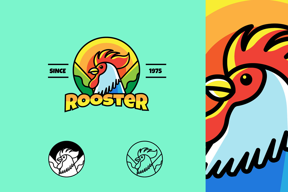 ROOSTER - Mascot & Esport Logo in Logo Templates - product preview 8