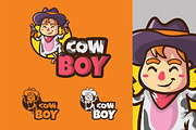Cow Boy - Mascot & Esport Logo