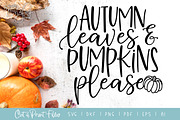 Autumn Leaves Cut/Print Files