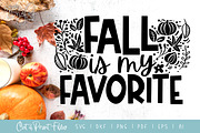 Fall is my Favorite Cut/Print Files