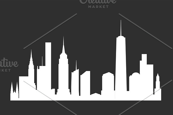 New York skyline in Illustrations - product preview 3