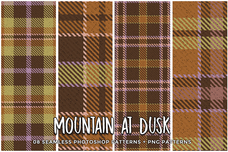 Mountain at Dusk in Patterns - product preview 8