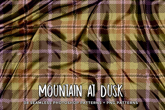 Mountain at Dusk in Patterns - product preview 2