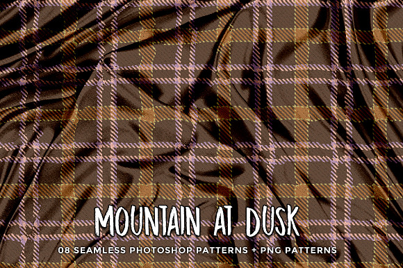 Mountain at Dusk in Patterns - product preview 4