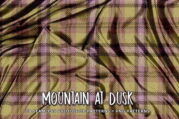 Mountain at Dusk in Patterns - product preview 6