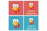 Thanksgiving Greetings Label Set 1