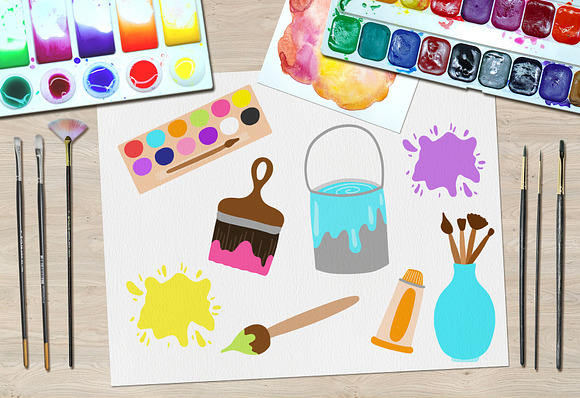 Painting Clipart in Illustrations - product preview 1