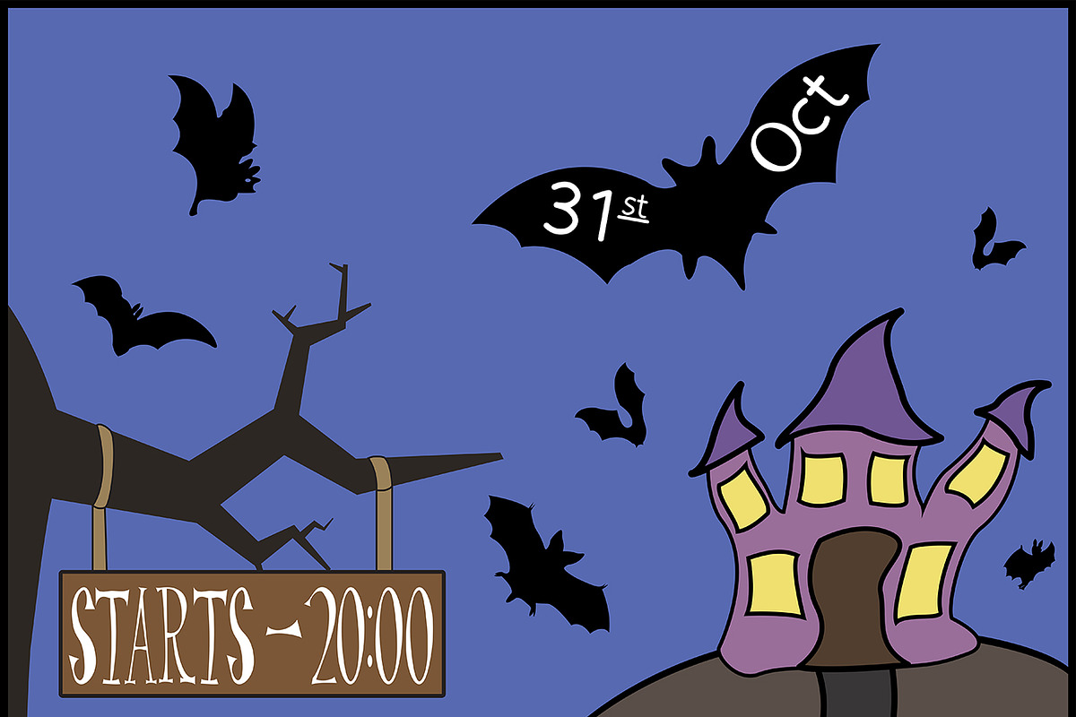 Halloween party invitation in Illustrations - product preview 8
