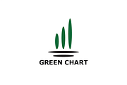 Green Chart Logo Template