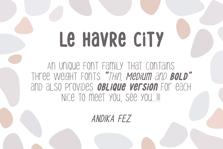 Le Havre City Font in Sans-Serif Fonts - product preview 8