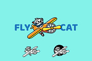 Cat Airplane - Mascot & Esport Logo