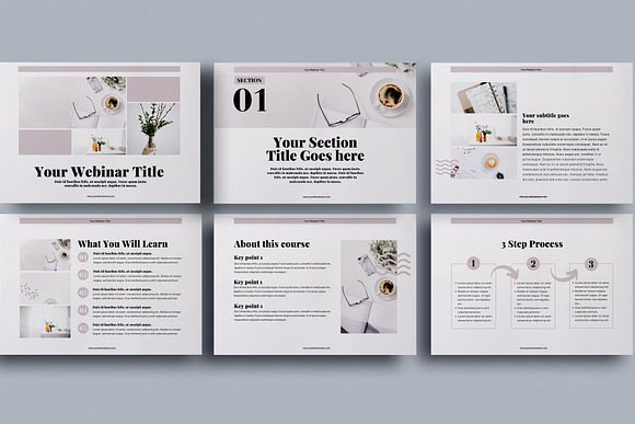 Online course BUNDLE Canva templates in Presentation Templates - product preview 7