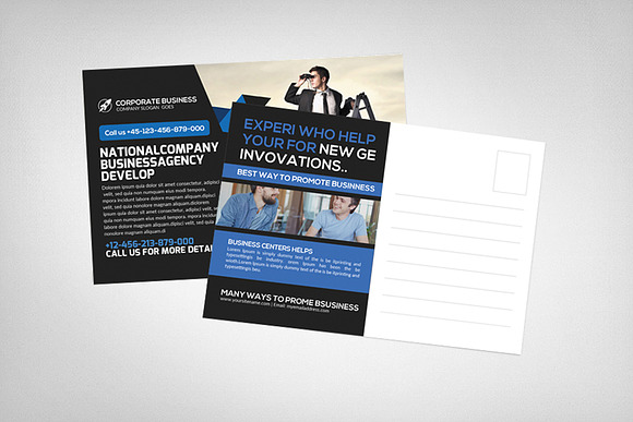 Marketing Business Postcard in Postcard Templates - product preview 1