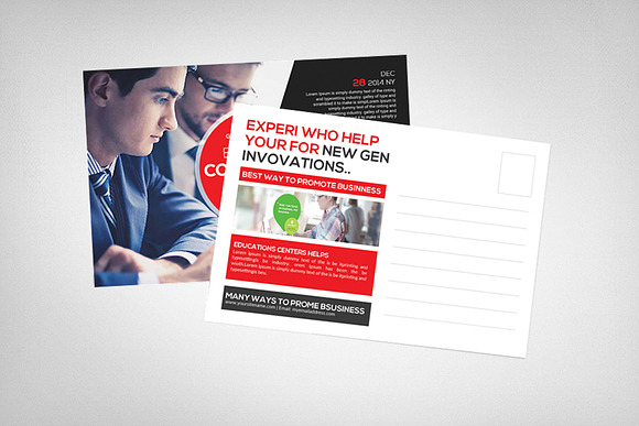 Marketing Corporate Business in Postcard Templates - product preview 1
