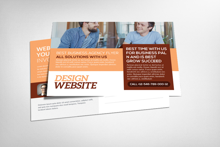 Website Design Business Postcard