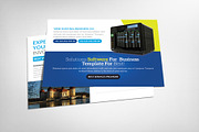 Website Design Business Postcard Psd