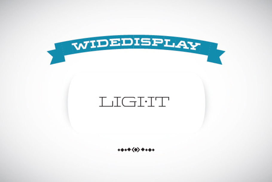 WideDisplay Light in Slab Serif Fonts - product preview 8