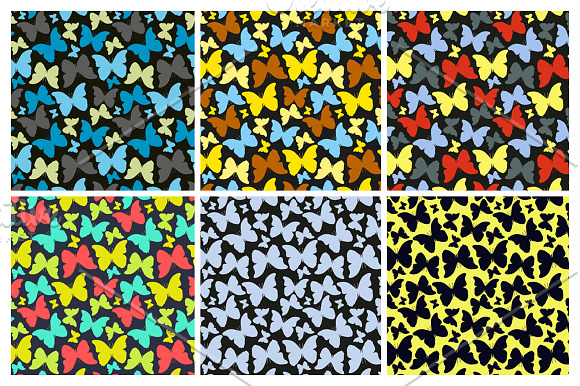 28 Butterfly seamless patterns set in Patterns - product preview 1
