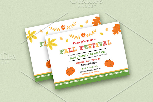 FALL / Autumn Festival Flyer V1082 in Flyer Templates - product preview 1
