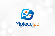 Molecule Lab Logo Template