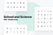 100+ School & Science Icons