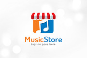 Music Store Logo Template
