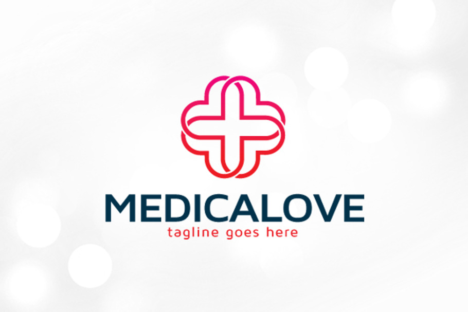 Medical Love Logo Template in Logo Templates - product preview 8