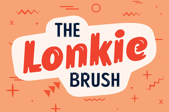 Lonkie Brush in Sans-Serif Fonts - product preview 1