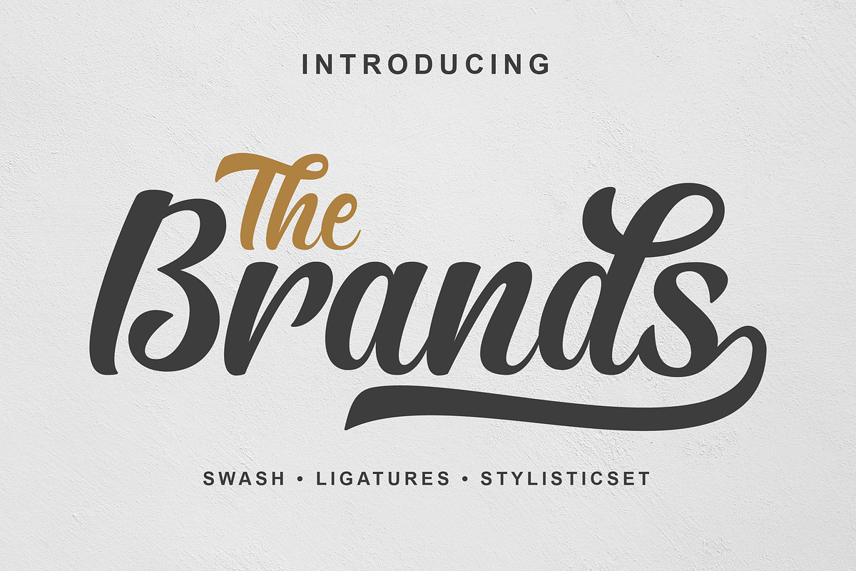 The Brands Font in Script Fonts - product preview 8