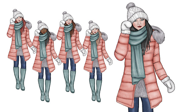 Noel - winter clipart collection in Illustrations - product preview 1