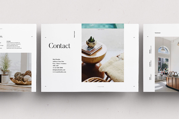 Mod Media Kit in Brochure Templates - product preview 7