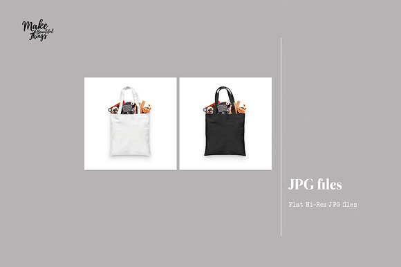 Isolated Halloween tote bag mockup in Product Mockups - product preview 2