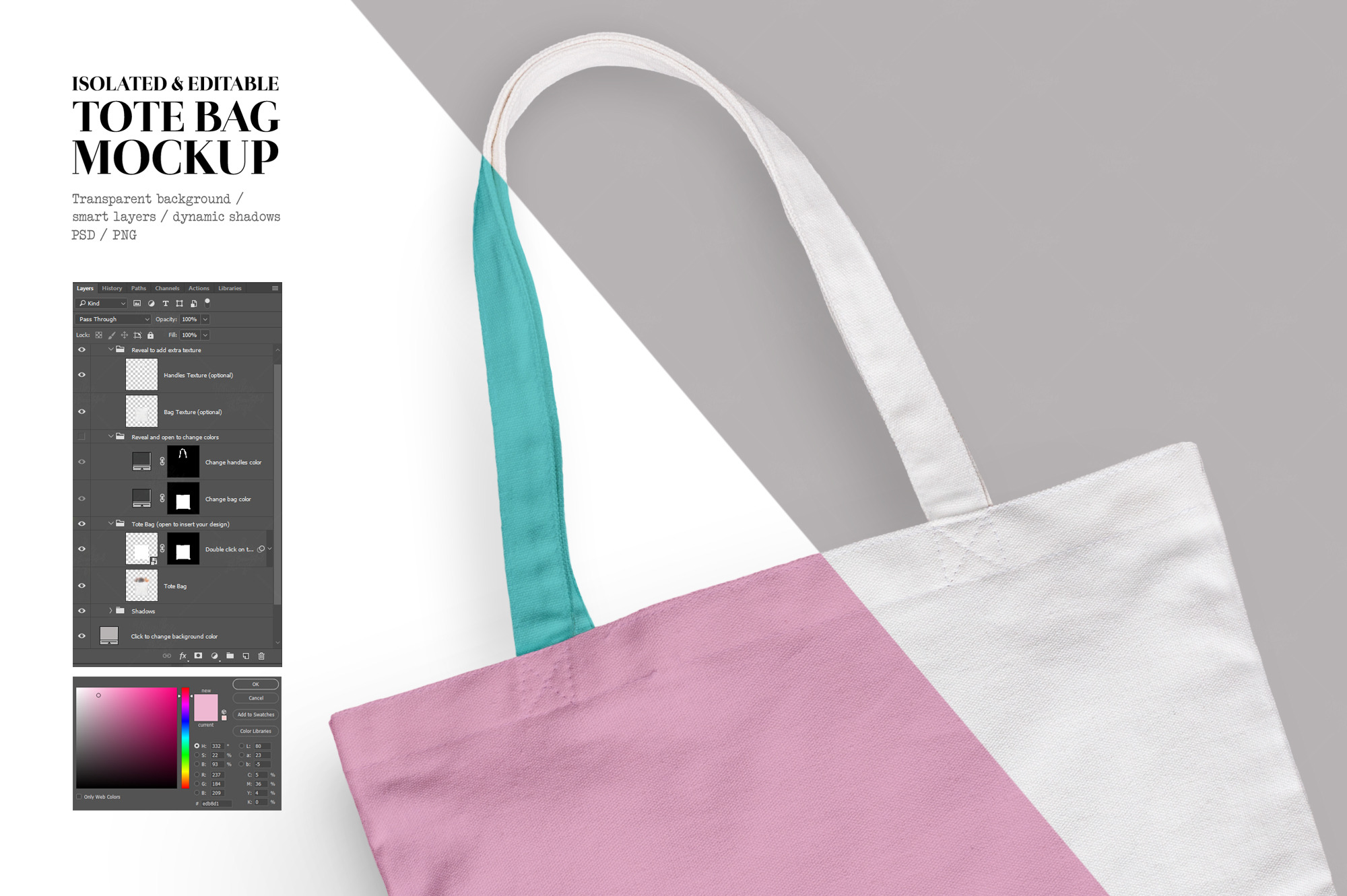 Download Isolated canva tote bag mockup | Creative Product Mockups ...