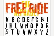 Offroad Lettering Free Ride