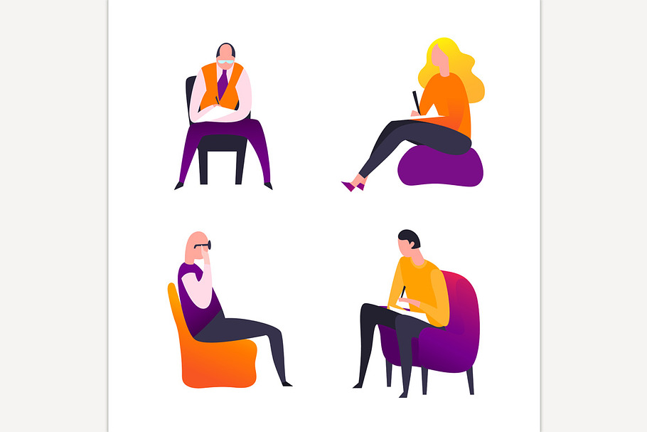 Psychologist and psychotherapist ico in Icons - product preview 8