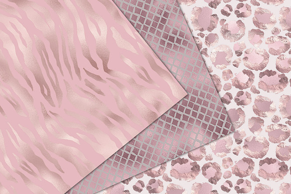 Pink Shimmer Animal Skins in Patterns - product preview 3